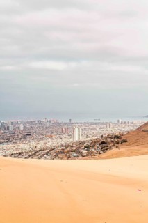 City of Iquique viewed from Cerro Dragon. Iquique, Tarapaca Region, Chile. 18.11.15
