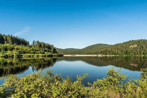 Schluchsee dam, Baden-Württemberg, Germany
