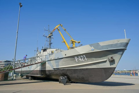 Ship, Estonian Maritime Museum exterior, Eesti Meremuuseum, harbour, Tallinn, Estonia