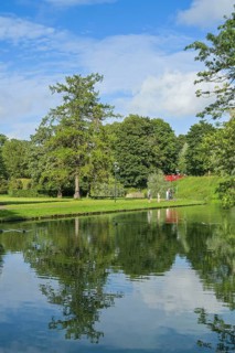 Snelli Tiik, pond in Dompark Toompark, Tallinn, Estonia
