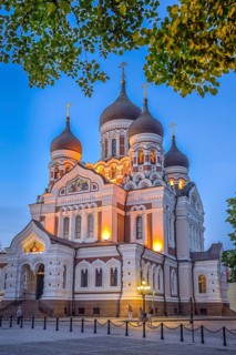 Alexander Nevsky Cathedral, Aleksander Nevski Cathedral, Old Town, Tallinn, Estonia