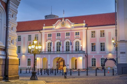 Riigikogu, Estonian Parliament, Castrum Danorum, Old Town, Tallinn, Estonia