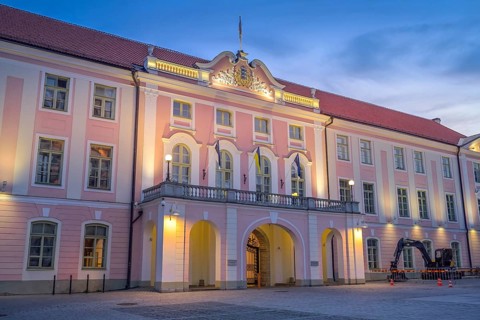 Riigikogu, Estonian Parliament, Castrum Danorum, Old Town, Tallinn, Estonia