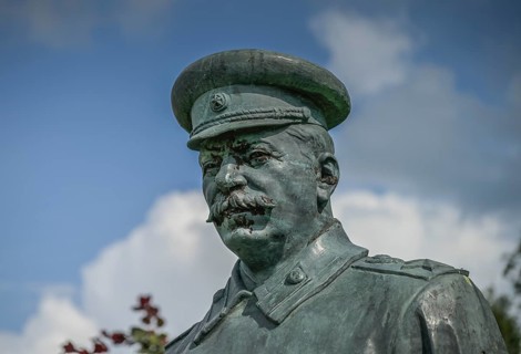 Stalin, bronze statue from Soviet times, History Museum, Estonian History Museum Maarjamäe Palace,