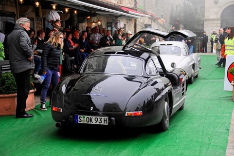 Start No. 319 MERCEDES-BENZ 300SL COUPE W198 built in 1955, Mille Miglia 2016, time control,