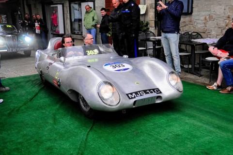 Mille Miglia 2016, time control, checkpoint, SAN MARINO, start no. 303 LOTUS ELEVEN built in 1954