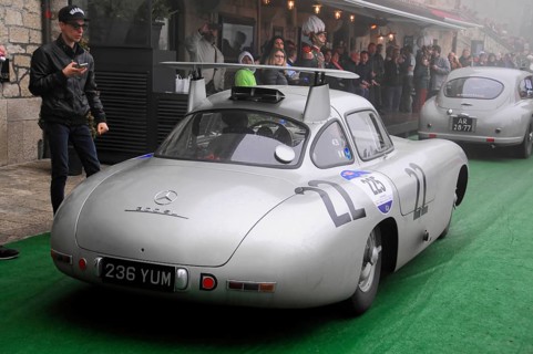 Mille Miglia 2016, time control, checkpoint, SAN MARINO, start no. 225 MERCESES-BENZ 300 SL COUPE