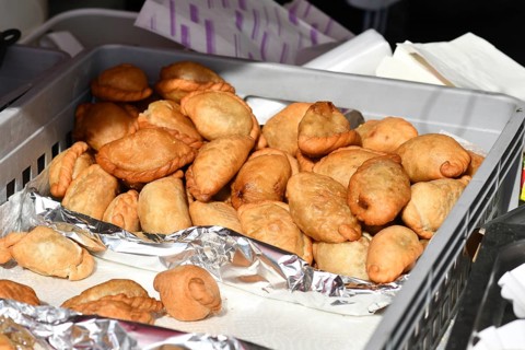 Thai Curry Puff at streed food market