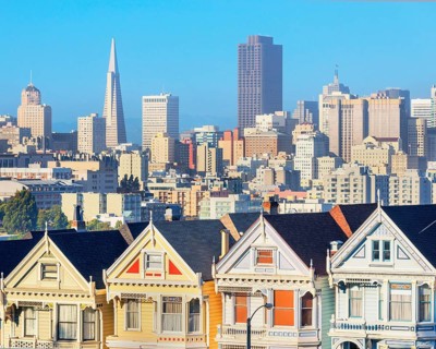 The Painted Ladies, Alamo Square, San Francisco, California, USA