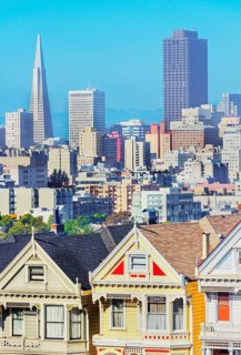 The Painted Ladies, Alamo Square, San Francisco, California, USA