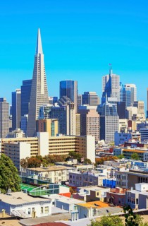 Financial district skyline, San Francisco, California, USA
