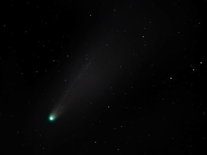 Comet Lemmon (C/2025 A6) in the night sky