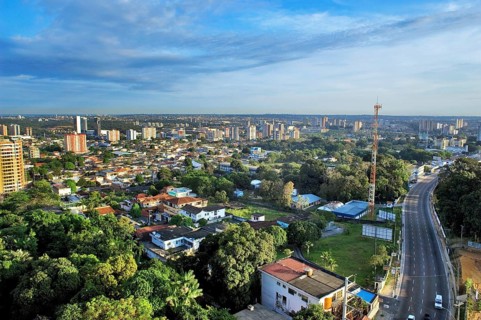 Aerial view, Manaus, Amazonas, Brazil