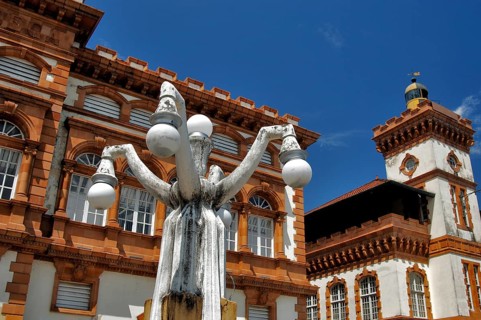 Alfândega and Guardamoria buildings, Manaus, Amazonas, Brazil