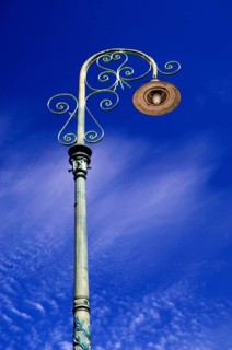 Antique lamp, Manaus, Amazonas, Brazil