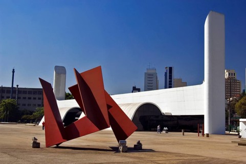 Memorial of Latin America, Oscar Niemeyer, Living room of Atos Tiradentes, São Paulo, Brazil