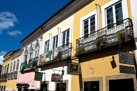 Houses, Largo do Pelourinho, Salvador, Bahia, Brazil