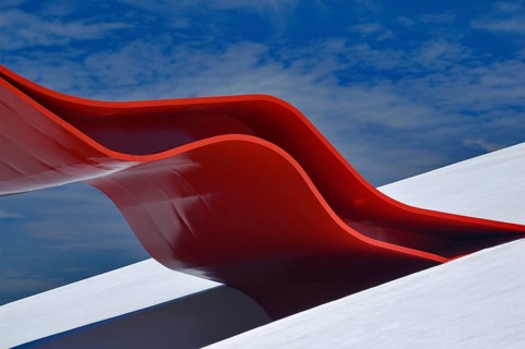 Oscar Niemeyer Auditorium, Ibirapuera Park, São Paulo, Brazil