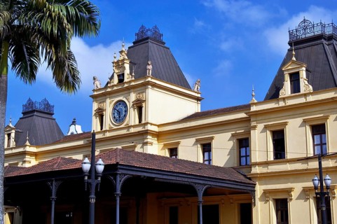 Antique train station of Valongo, Centro Histórico, Santos, São Paulo, Brazil