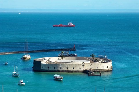 Fort of São Marcelo, Baia de Todos os Santos, Salvador, Bahia, Brazil
