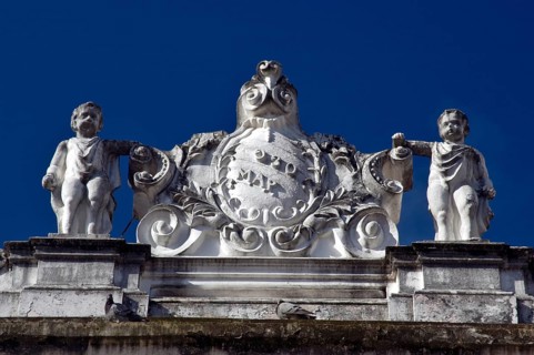 Architecture detail, Pelourinho, Salvador, Bahia, Brazil