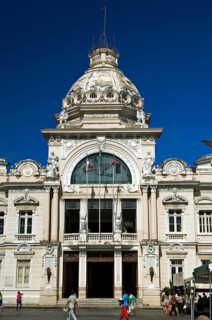 Rio Branco Palace, Tomé de Souza Square, Salvador, Bahia, Brazil