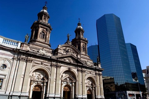 Cathedral of Santiago, Armas Square, Santiago, Chile
