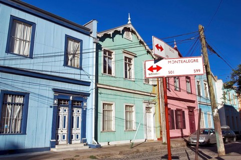 Houses, Concepción, Valparaiso, Chile