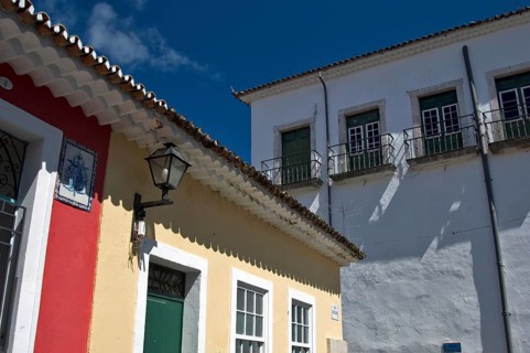 Houses, Pelourinho, Salvador, Bahia, Brazil