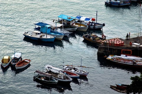 Boats, Baia de Todos os Santos, Salvador, Bahia, Brazil