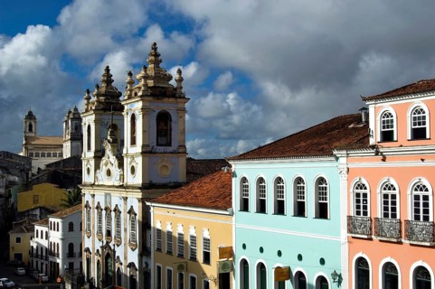 Nossa Senhora do Rosario dos Pretos Church, Pelourinho, Salvador, Bahia, Brazil