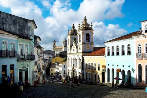 Nossa Senhora do Rosário dos Pretos Church, Pelourinho, Salvador, Bahia, Brazil