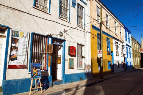 Coloured Houses, Concepción, Valparaiso, Chile