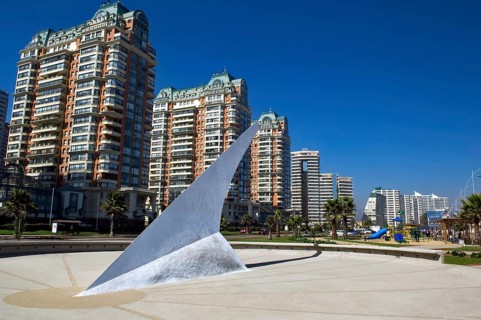 San Martin Avenue, El Sol Beach, Viña Del Mar, Chile