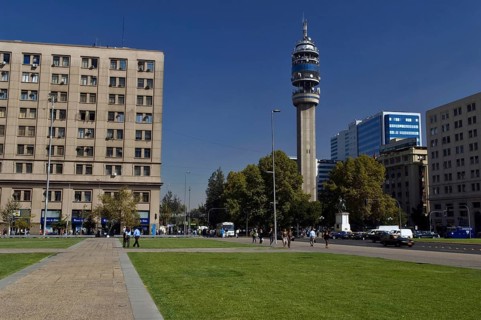 General Bernardo O' Higgins Boulevard, Torre Entel, Los Libertadores Square, Santiago, Chile