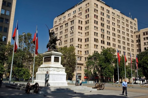 Ecuestre de Bernardo O'Higgins Monument, Los Libertadores Square, Santiago, Chile