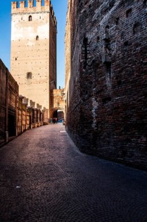 Interior of Castelvecchio (Old castle). Verona, Province of Verona, Italy. 10.12.2013
