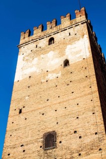 Tower of Castelvecchio (Old castle). Verona, Province of Verona, Italy. 10.12.2013