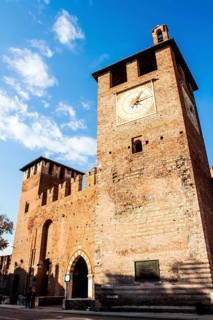 Tower of Castelvecchio. Verona, Province of Verona, Italy. 10.12.2012