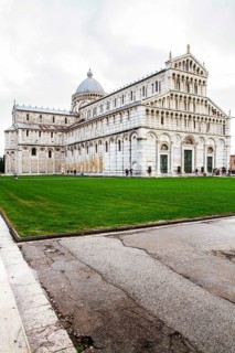 Cathedral of Pisa (Duomo) at Piazza dei Miracoli, or Piazza del Duomo (Cathedral Square). Pisa,