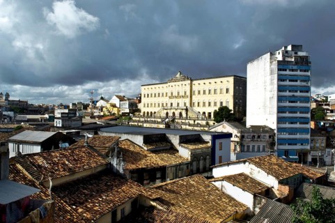 Houses, Pelourinho, Salvador, Bahia, Brazil
