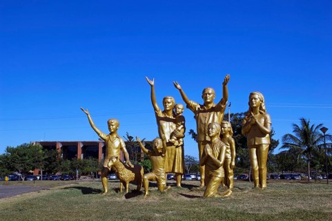 Súplica dos Pioneiros, Girassóis Square, Palmas, Tocantins, Brazil