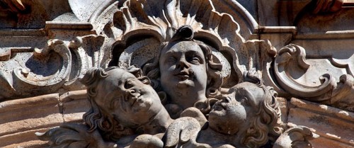 Detail of São Francisco de Assis Church, Ouro Preto, Minas Gerais, Brazil