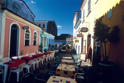 Laranjeiras Street, Salvador, Bahia, Brazil