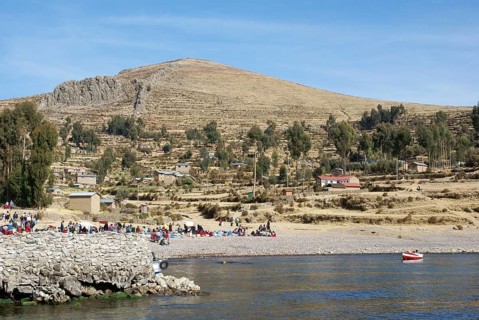 Isla Amantani, Titicaca Lake, Lima, Peru