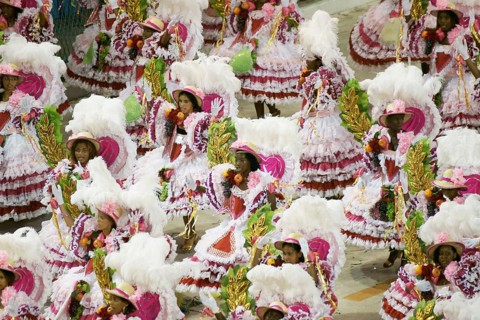 Carnival 2009, School of Samba Mangueira, Rio de Janeiro, Brazil