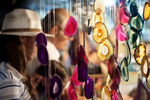 Necklaces, Night Market of Copacabana, Copacabana, Rio de Janeiro, Brazil