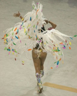 Juliane Almeida, Queen of the Battery, Carnival 2009, School of Samba Viradouro, Rio de Janeiro,