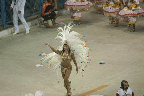 Juliane Almeida, Queen of the Battery, Carnival 2009, School of Samba Viradouro, Rio de Janeiro,