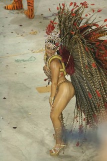 Luciana Picorelli, Queen of the Carnaval dancers, Carnival 2009, School of Samba Porto da Pedra,